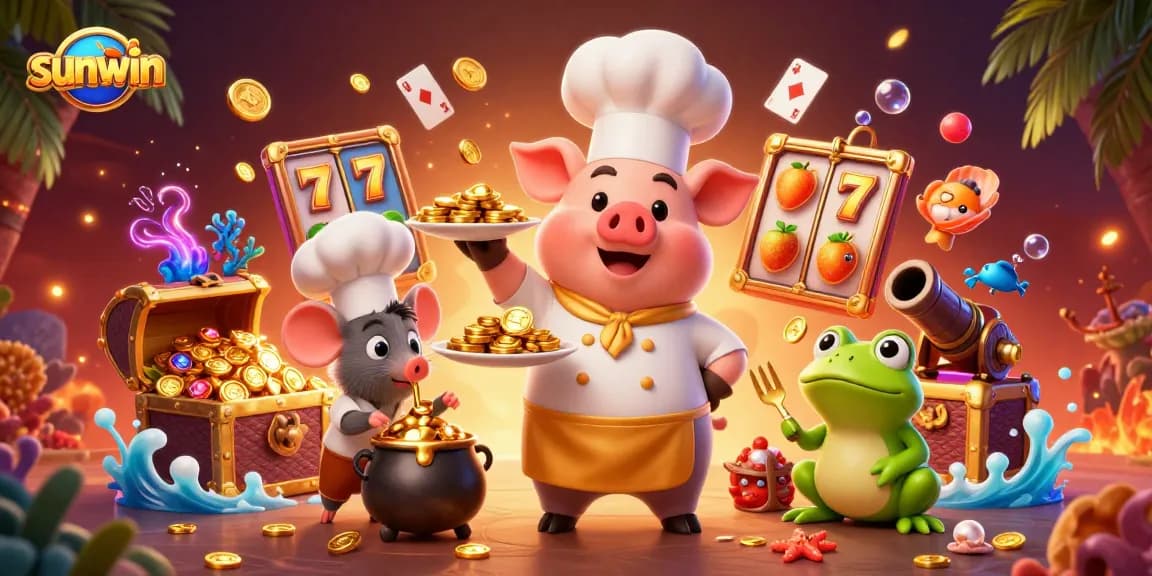 Engage with sunwin’s lively slot gaming scene featuring vibrant characters and gold-filled excitement.