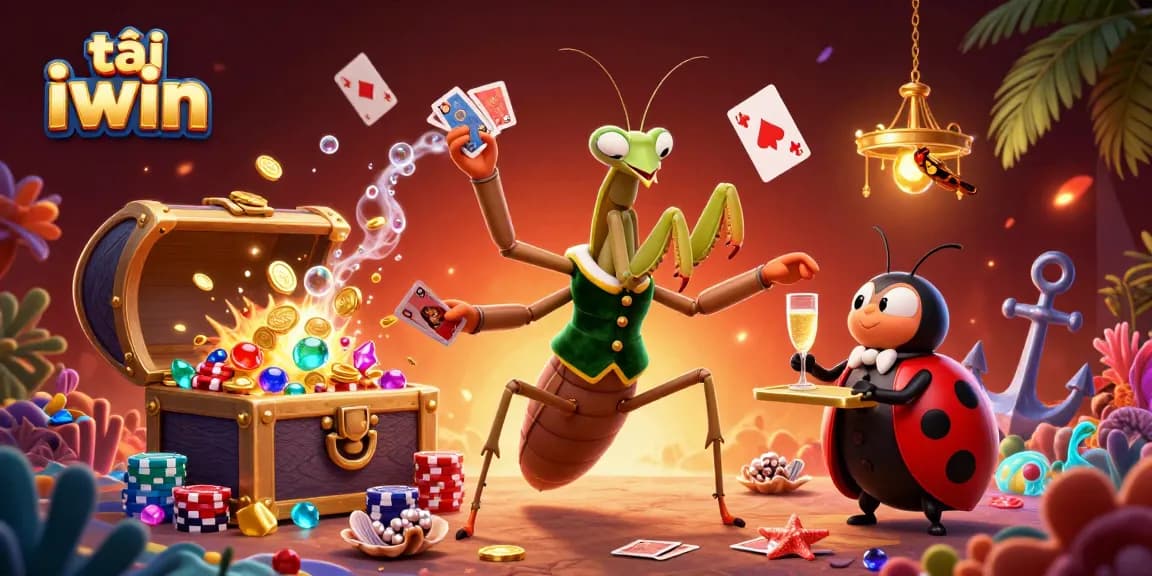 Tải iwin to experience thrilling casino games with vibrant 3D characters and dynamic elements.