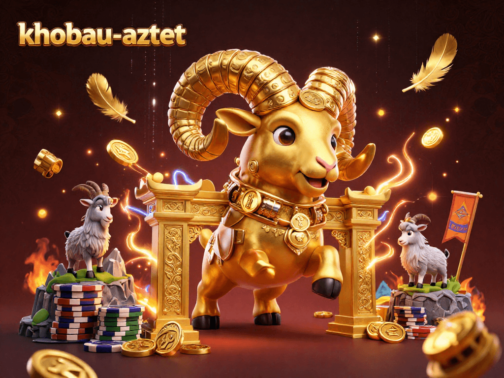 Join the adventure with khobau-aztec as you charge through a dynamic casino arena filled with golden treasures.