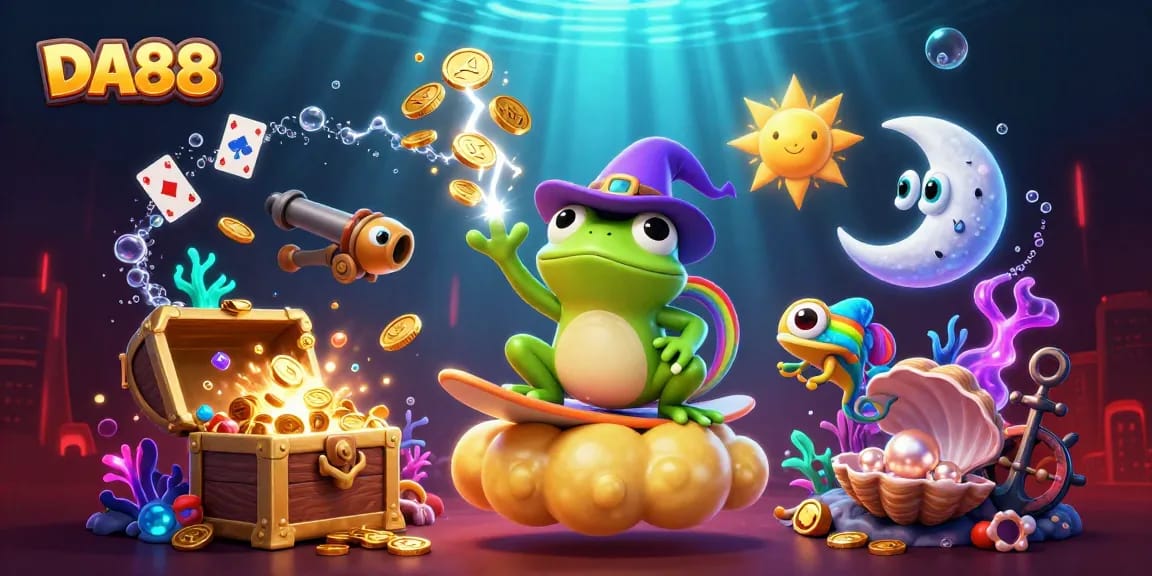 Engage with DA88's magical world of golden coins and dynamic casino adventures.