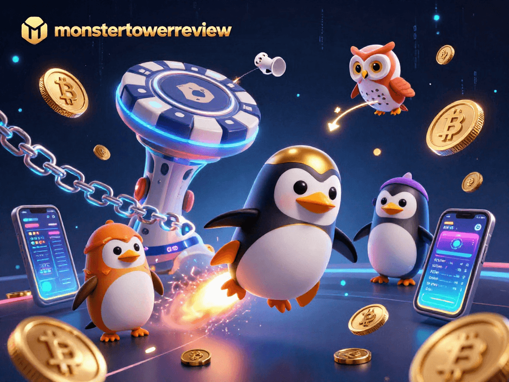 Experience the thrill of gambling in the monstertowerreview universe with animated elements and casino dynamics.