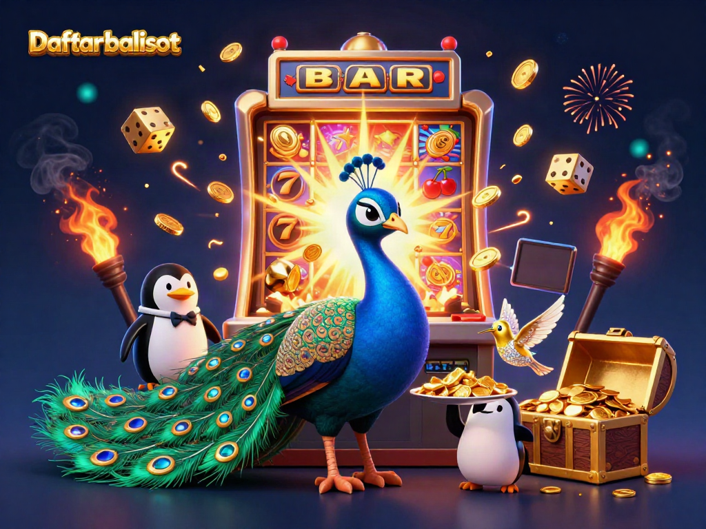 Experience the excitement of Daftar balisot with dazzling characters and overflowing casino elements.