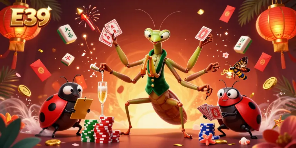 Experience E39's exciting gameplay with dynamic characters and rich casino elements.