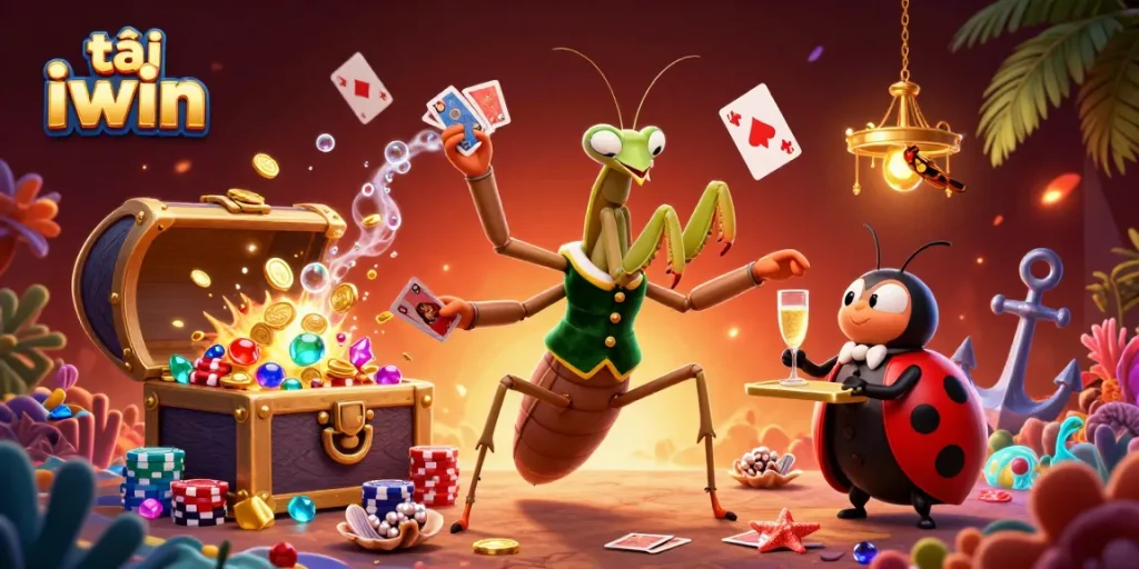 Tải iwin to experience thrilling casino games with vibrant 3D characters and dynamic elements.