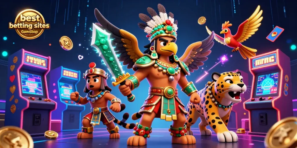Experience the best betting sites not on GamStop with vibrant characters and interactive gaming elements.