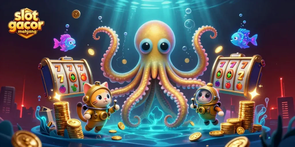 Experience the thrill of slot gacor mahjong with vivid symbols and immersive characters.