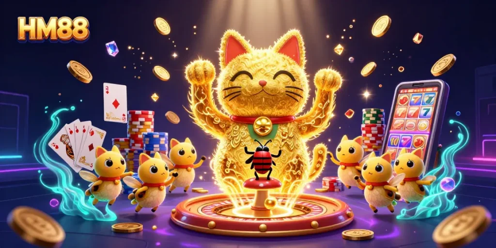 HM88 offers thrilling casino vibes with vibrant slots and dynamic gaming elements.