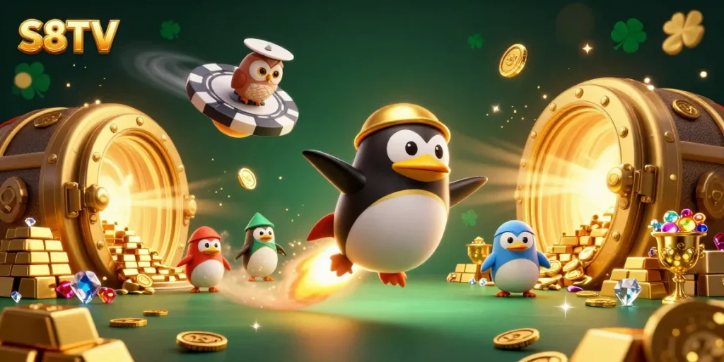 Watch S8TV live streaming of thrilling casino-style sports events with vibrant visuals.